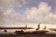 Salomon van Ruysdael View of Deventer Seen from the North West USA oil painting artist